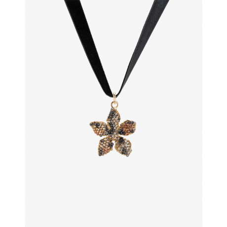 Chokers Color Choker Flor Strass - Combinacion Multicolor