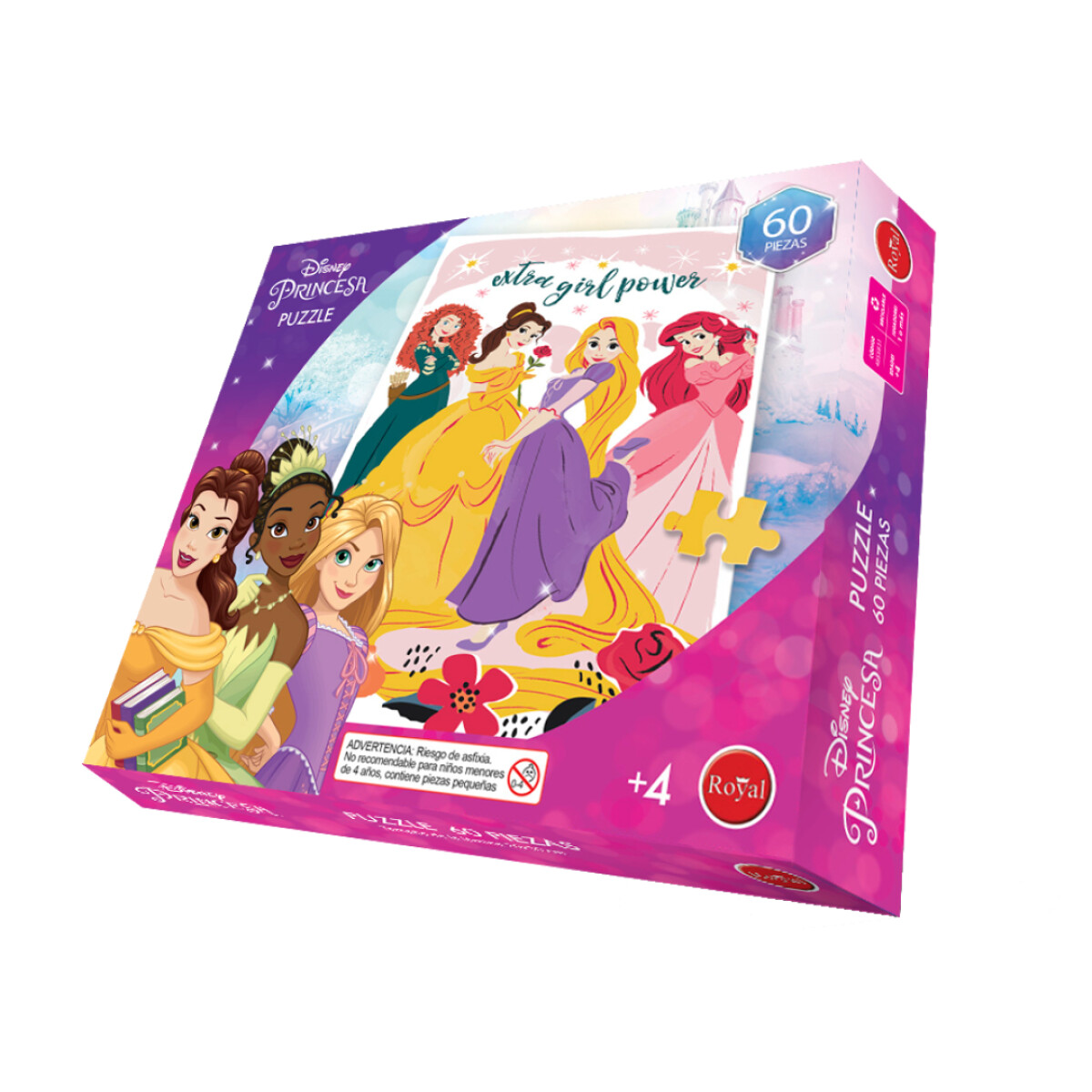 Puzzle 60 Piezas Princesas Royal Disney - 001 