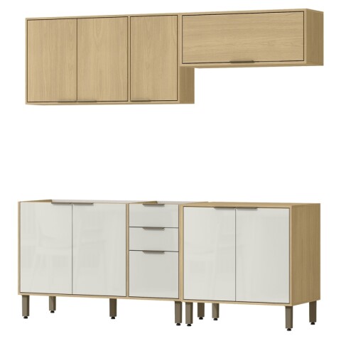 Kit de Cocina Modular Gloria 4 Piezas Mdp 15mm Bajo Mesadas y Aeréos Kit de Cocina Modular Gloria 4 Piezas Mdp 15mm Bajo Mesadas y Aeréos