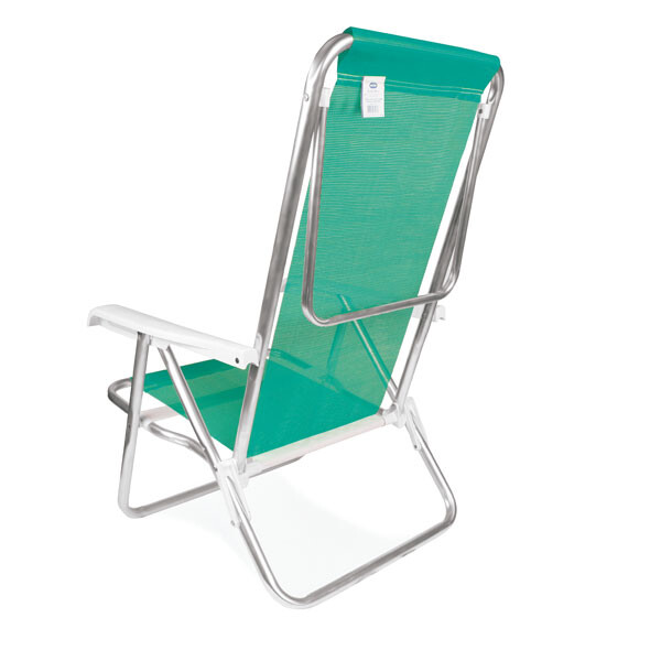 SILLA RECLINABLE 8 POSICIONES ALUMINIO SANNET VERDE VERDE