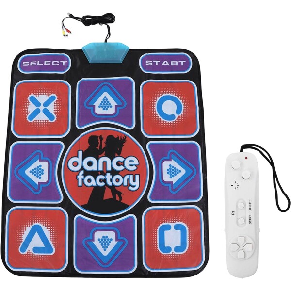 Alfombra Musica Juego Baile Dance Usb Pc Wii Xbox Tv Control Variante Color Negro