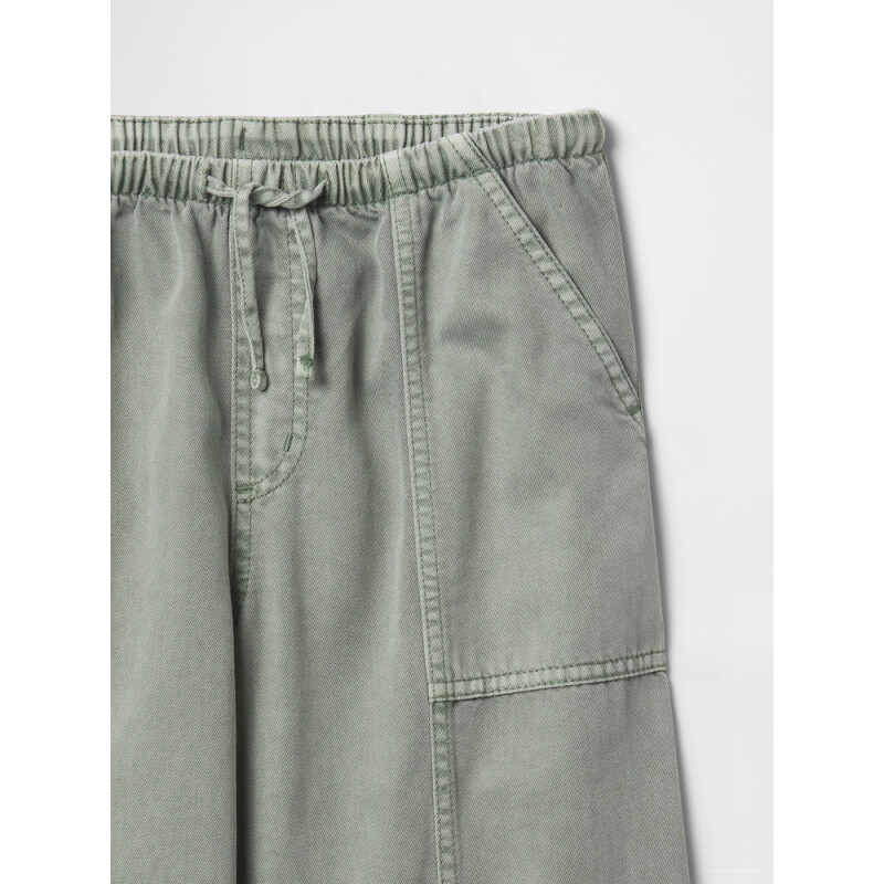 PO WOV BAGGY GASOLINE GREEN 103