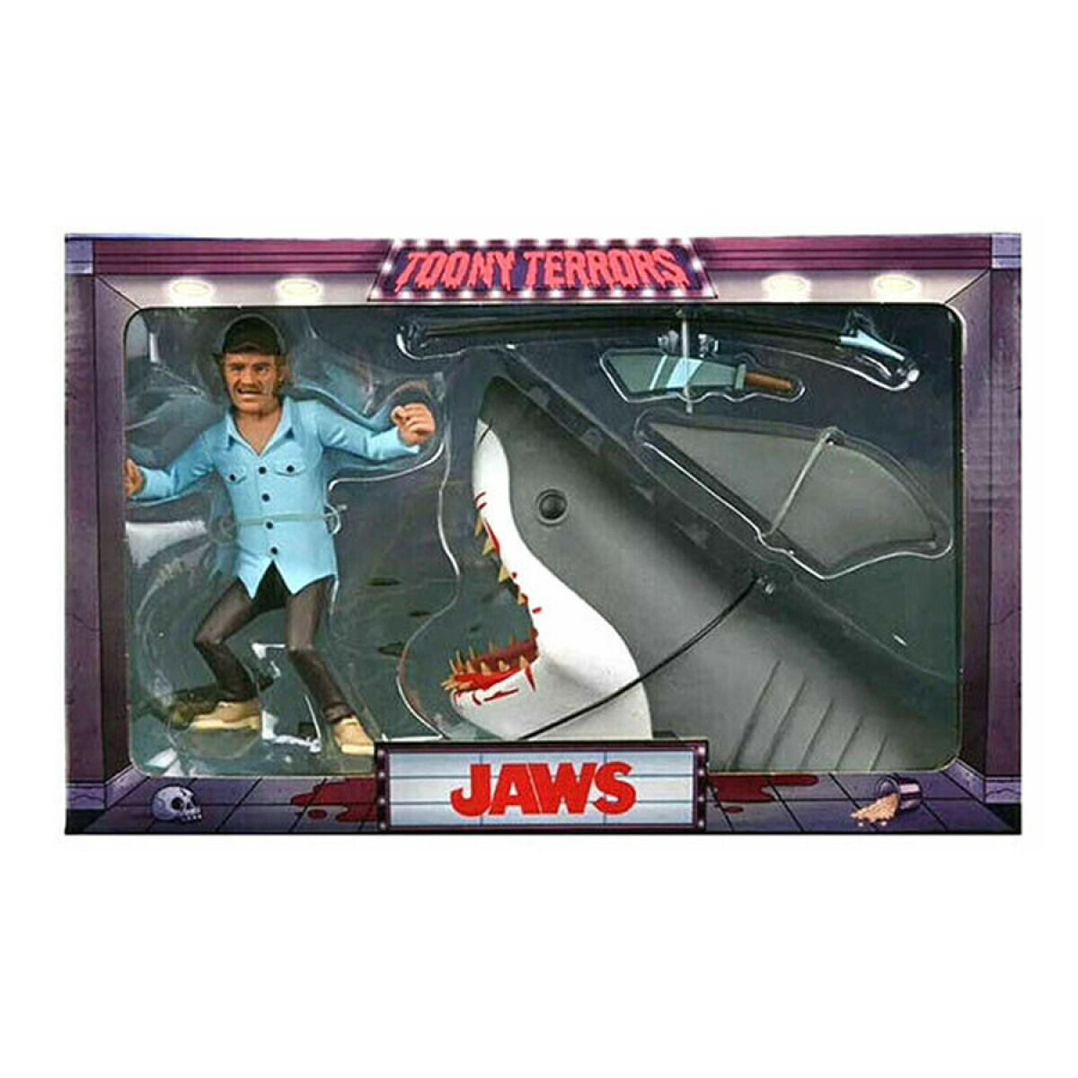 Toony Terrors – Pack 2 figuras Quint and Shark - Jaws 