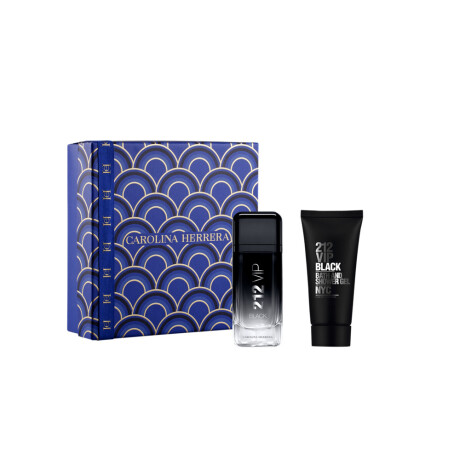 Cofre Carolina Herrera 212 Vip Black Perfume De Hombre 100 Ml + Gel De Ducha Cofre Carolina Herrera 212 Vip Black Perfume De Hombre 100 Ml + Gel De Ducha