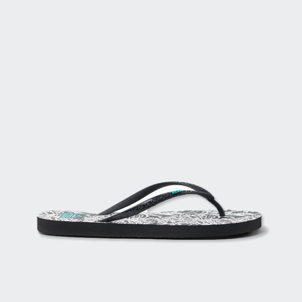 Ojotas Reef Seaside Prints - Negro 