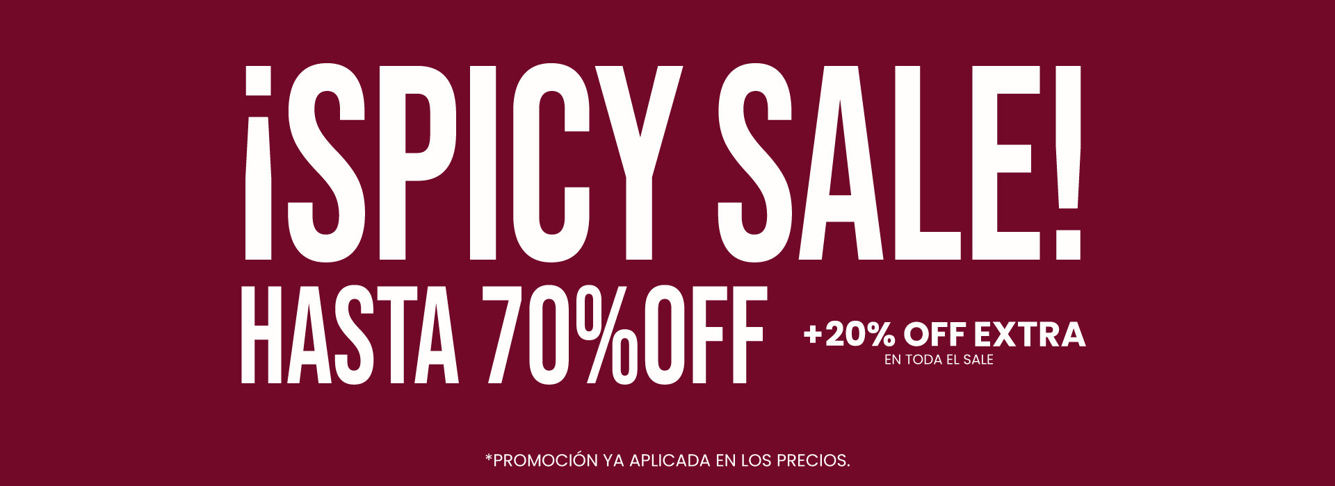 SPICY SALE
