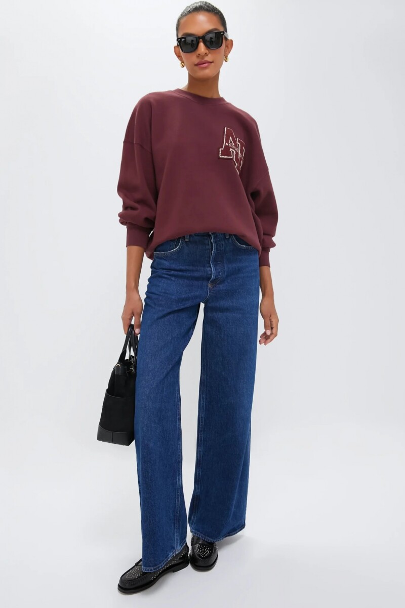 BUZO MILES LETTERMAN Bordo