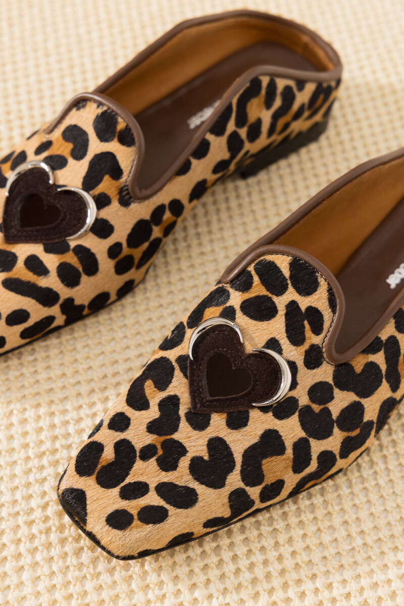 SLIDE HEART WILD Leopardo