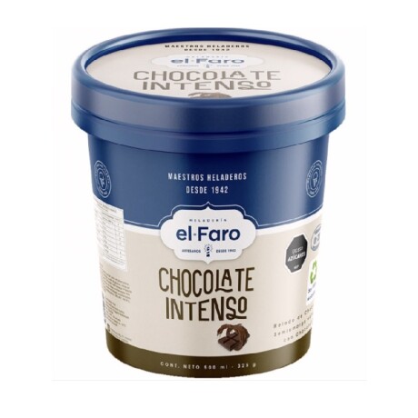 HELADO CHOCO INTENSO 500ML EL FARO HELADO CHOCO INTENSO 500ML EL FARO