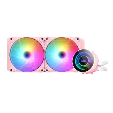 Cooler Procesador Darkflash Refrigeración Líquida DX240 ROSA