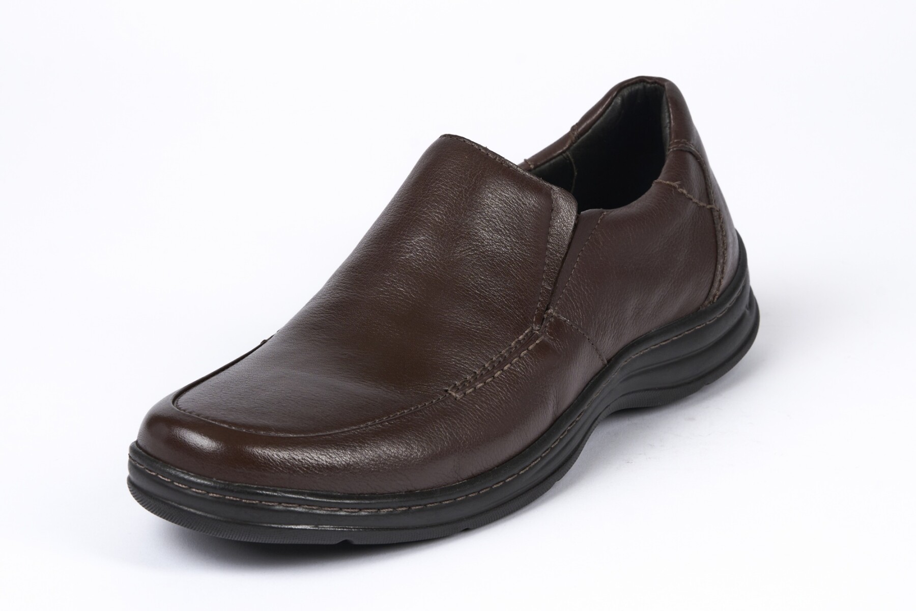 SNAKE CUERO VESTIR - MARRON 