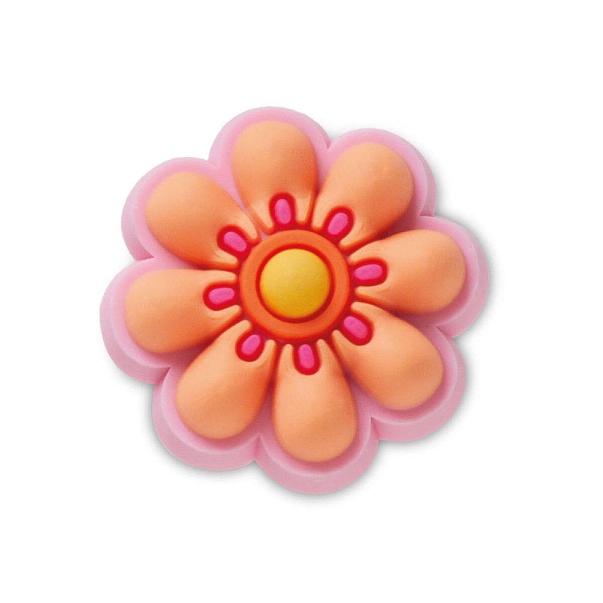 Jibbitz Tiny Orange and Pink Flower 