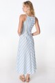 Vestido Peoni Rayas Celeste