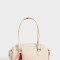 Bowling Cartera Bowling Con Charm - Marron Beige