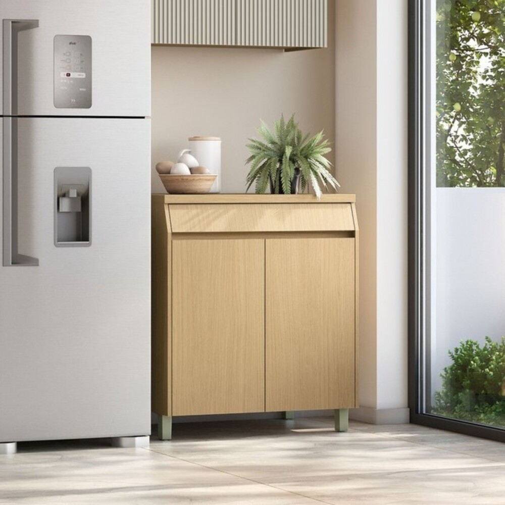 Bajo mesada 2 puertas 1 Cajón 80 cm - Simone Bajo mesada 2 puertas 1 Cajón 80 cm - Simone