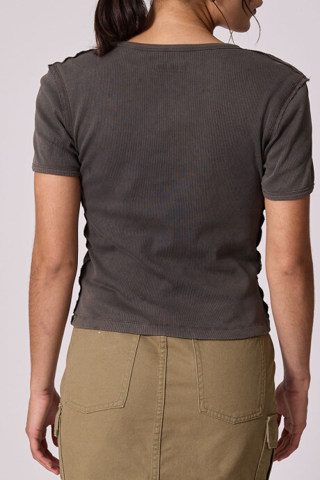 TOP CASSEY DIXIE Gris Oscuro