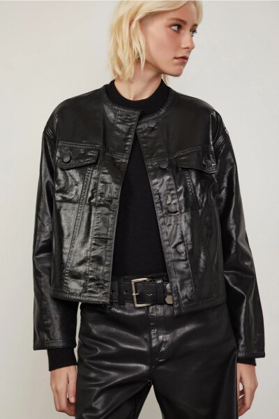 CHAQUETA Negro