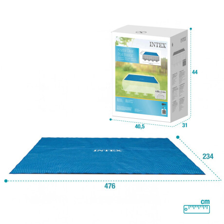 Cobertor Solar Intex Piscina Estructural 488x244 Cm Inx028029