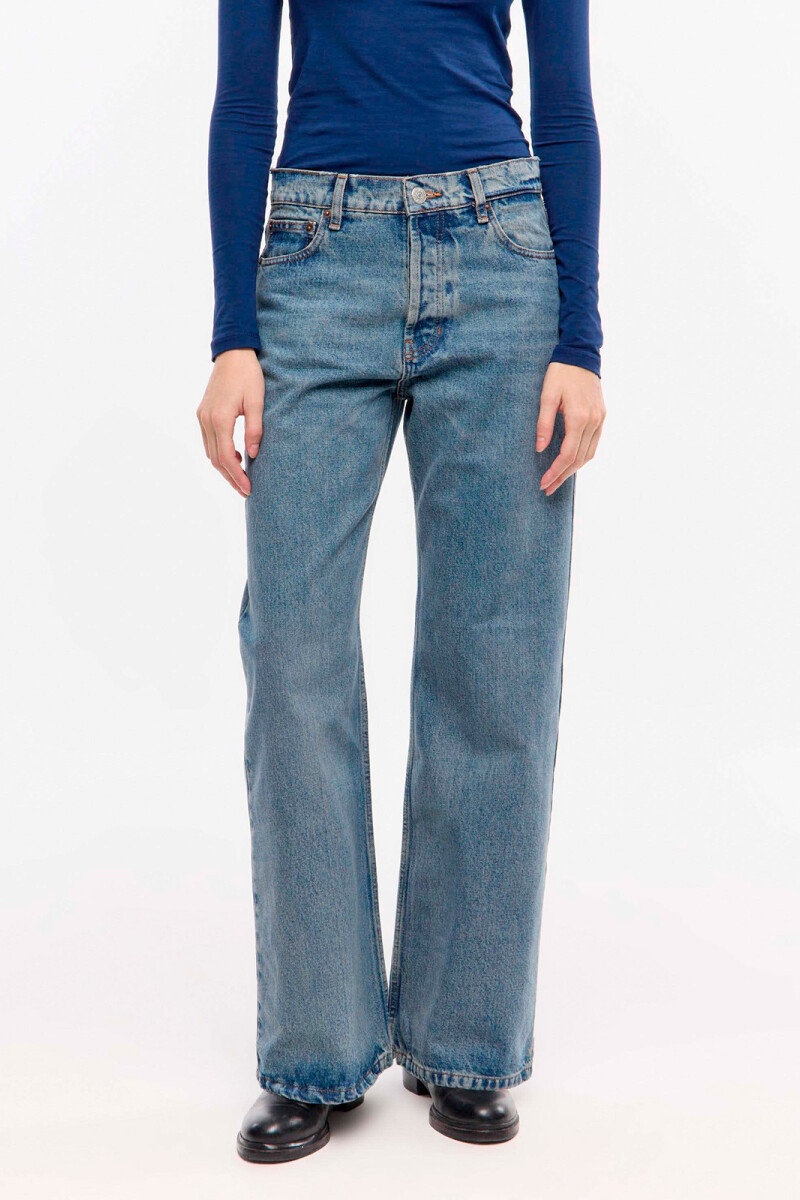 MID FLARE VINTAGE BLUE Azul