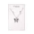Collar dije mariposa y caravanas hipoalergénicas 1 par Collar Dije Mariposa Y Caravanas Hipoalergénicas 1 Par
