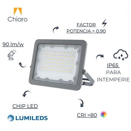 Foco Led Reflector 200w Slim Smd, Chip Led Lumileds Luz Neutra