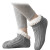 Medias Termicas Polar Invierno Algodón Antideslizantes Color Variante Gris L