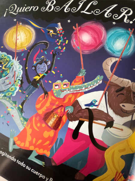 LIBRO QUIERO BAILAR MULTICOLOR