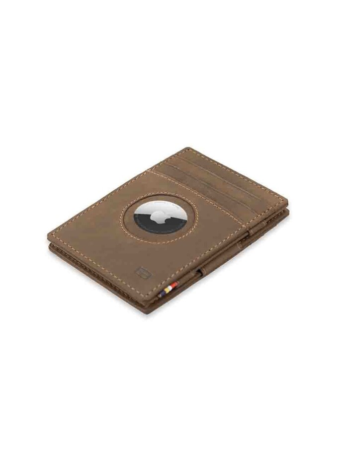 ESSENZIALE MAGIC AIRTAG WALLET JAVA BROWN