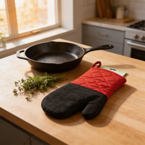 Manopla Neopreno Home Class NEGRO/ROJO