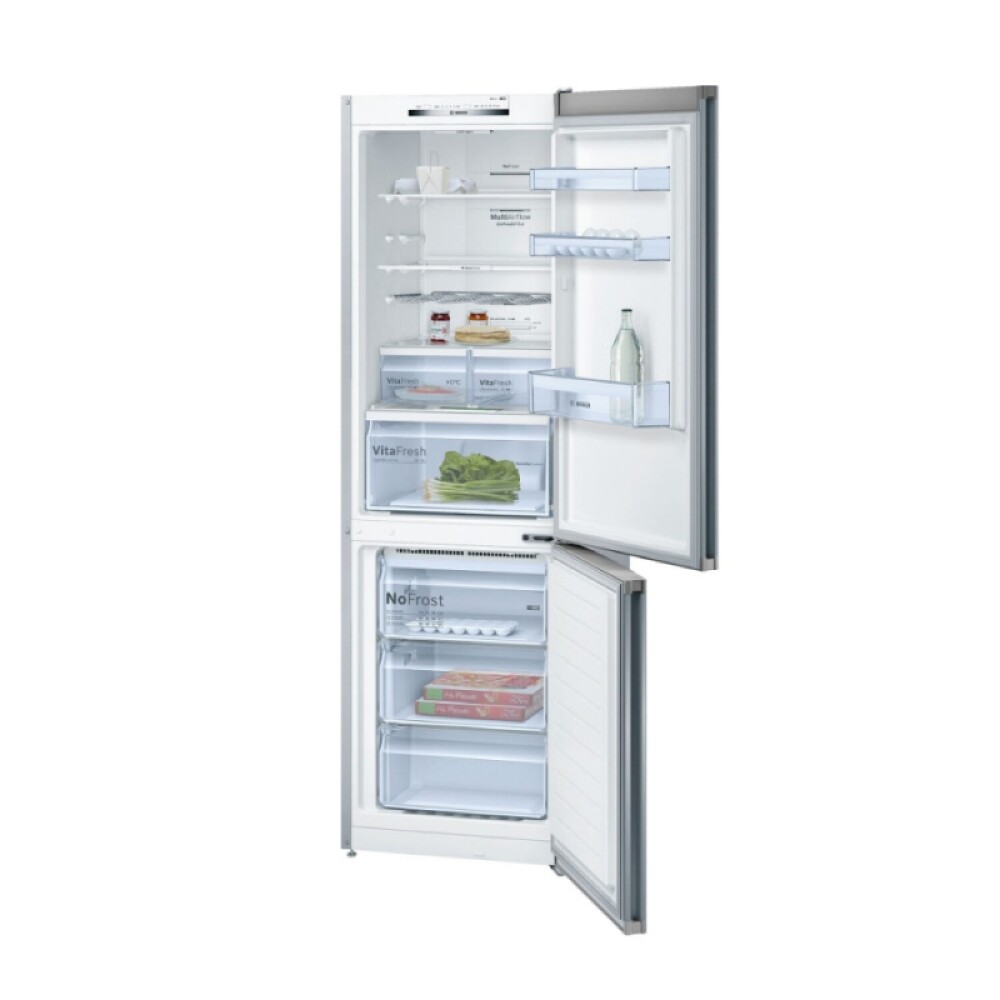 Refrigerador freezer inferior Bosch KGN36VIEA Inox acero inoxidable