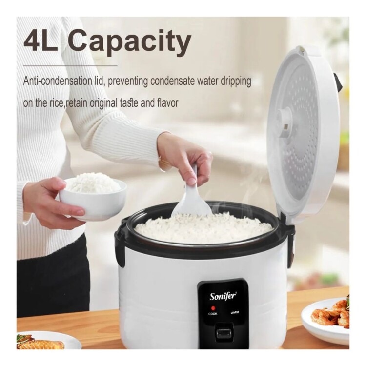 OLLA ARROCERA ELECTRICA 4 LITROS SONIFER SF-4026 OLLA ARROCERA ELECTRICA 4 LITROS SONIFER SF-4026