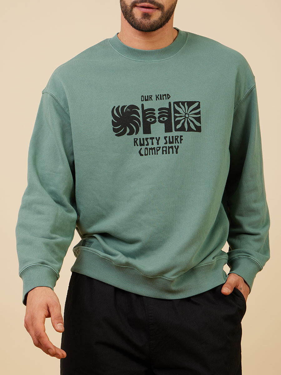 SWEATER SARION RUSTY - Verde Oscuro 