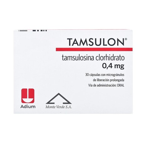 Tamsulon LP 0.4 mg 30 Cápsulas Tamsulon LP 0.4 mg 30 Cápsulas