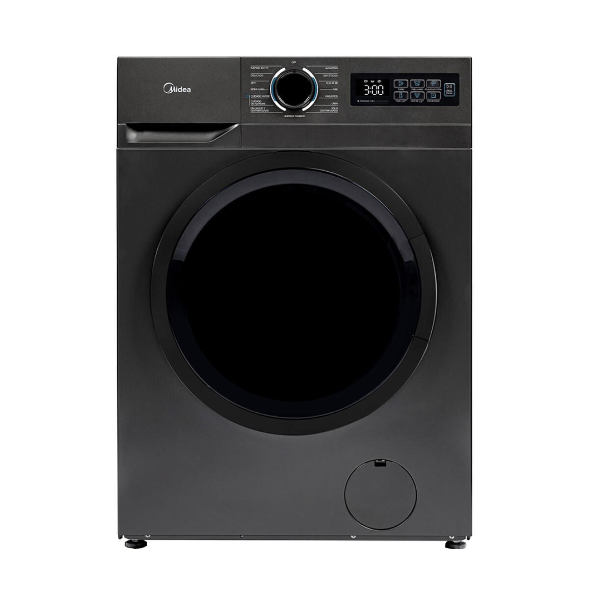 LAVARROPAS CARGA FRONTAL INVERTER 11KG MIDEA MF100W110/T-UY 