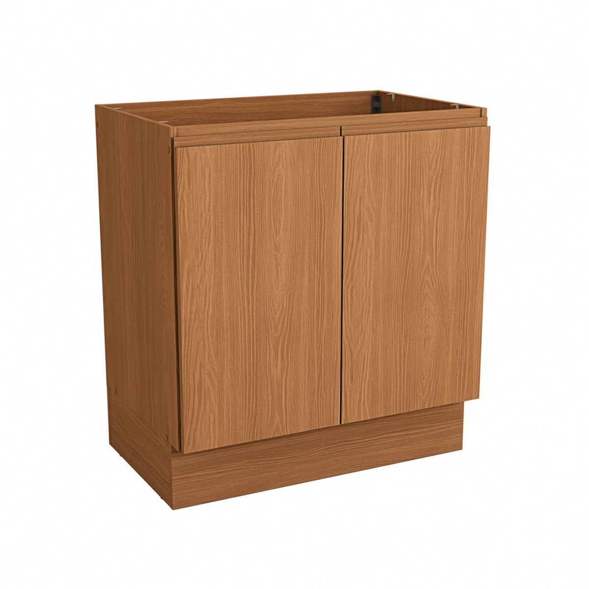 BAJO MESADA - 80 CM MDF-Y-MDP MARRON GÉNOVA 