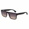 Lentes De Sol Bambu E Madeira Cuadrado - Unisex Gradiente/Marrón