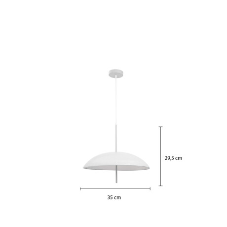 COLGANTE DECORATIVO PAULINE MEDIUM Luminaria Colgante Pauline Medium Blanca ø 35 cm