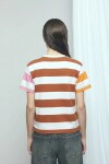 Remera rayada PREVENTA multicolor