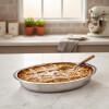 Fuente Oval llana 35x26 cms acero Inox DPX010 Fuente Oval llana 35x26 cms acero Inox DPX010