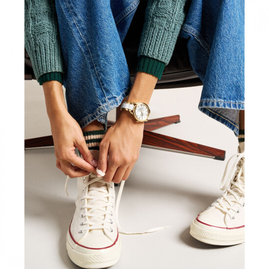 Reloj FOSSIL GILMORE Ceramica Blanco Esfera 38mm 0