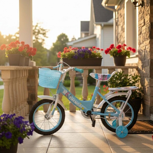 Bicicleta infantil Shengdi Rodado 14 Canasto Parrilla Hadas Bicicleta infantil Shengdi Rod 14 Canasto Parrilla Rueditas