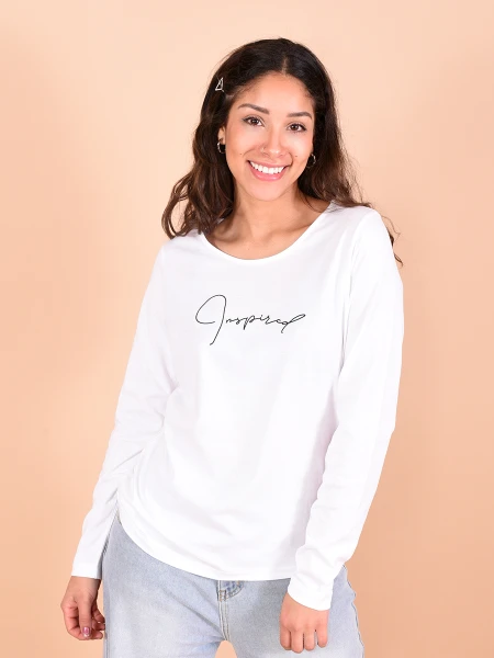 REMERA INSPIRED BLANCO