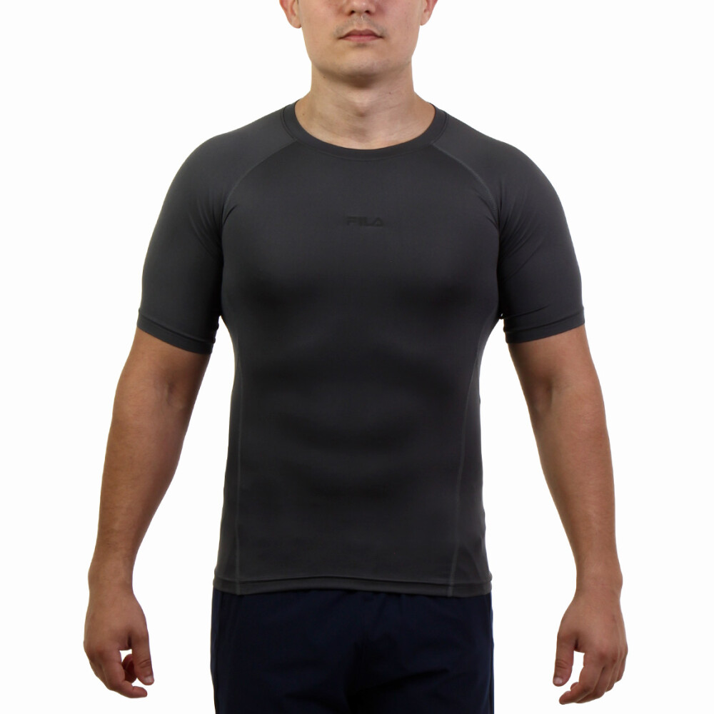 Fila camiseta masculina compress skin cinza escuro Gris Oscuro