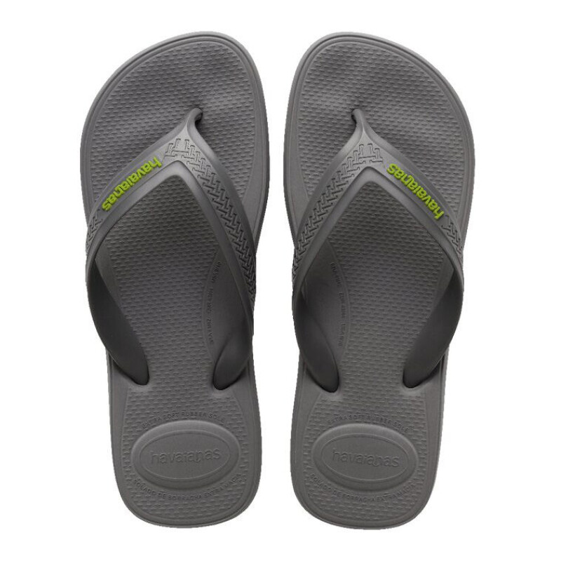 Ojota de Hombre Havaianas Top Max Comfort Gris Acero