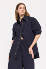 CAMISA BIANCA Azul Marino