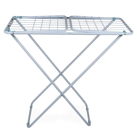 Tendedero De Pie Extensible Plegable Mor Acero 8 Mts Ropa Blanco