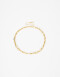 Collares Cortos Metal Collar Corto Eslabon Metálico. - Dorado