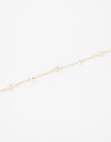 Pulseras Flexibles Strass Pulsera Flexible De Corazón Cubic - Dorado