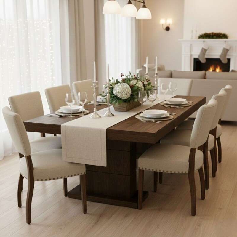 JUEGO COMEDOR XS12-8-TA - CREMA 305540 (CD) Unica