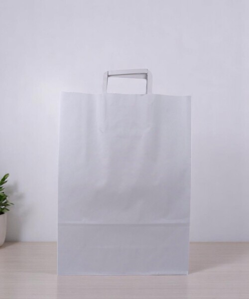 Bolsa lisa acuario 30x12x41 cm BLANCO